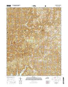 London SW 2016 topographic map thumbnail