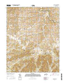 Paint Lick 2016 topographic map thumbnail