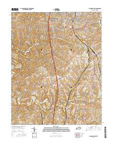 Richmond South 2016 topographic map thumbnail