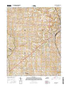 Paris West 2016 topographic map thumbnail