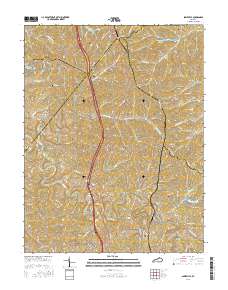 Sadieville 2016 topographic map thumbnail