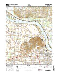 Owensboro West 2016 topographic map thumbnail
