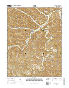 Tygarts Valley 2016 topographic map thumbnail