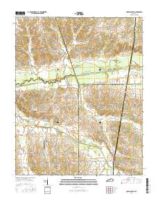 Lovelaceville 2016 topographic map thumbnail