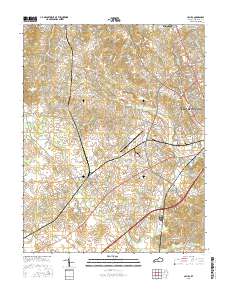 Cecilia 2016 topographic map thumbnail