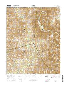 Center 2016 topographic map thumbnail