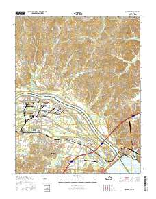 Calvert City 2016 topographic map thumbnail