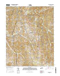 Vine Grove 2016 topographic map thumbnail