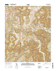 Bald Knob 2016 topographic map thumbnail