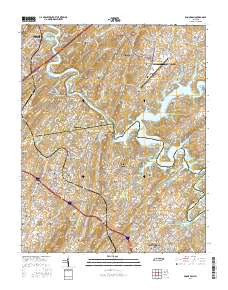Boone Dam 2016 topographic map thumbnail