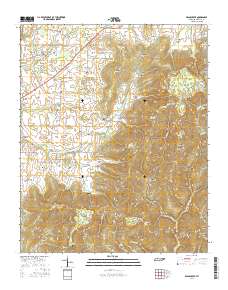 Beans Creek 2016 topographic map thumbnail