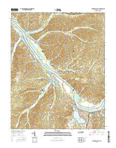 Cumberland City 2016 topographic map thumbnail