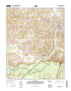 Brownsville 2016 topographic map thumbnail