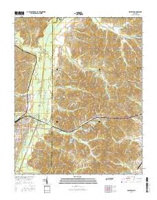 Bruceton 2016 topographic map thumbnail