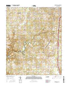 Burgess Falls 2016 topographic map thumbnail