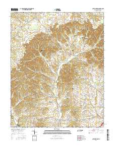 Cottontown 2016 topographic map thumbnail