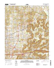 Cookeville East 2016 topographic map thumbnail