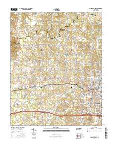 Cookeville West 2016 topographic map thumbnail