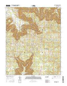 Cane Hollow 2016 topographic map thumbnail