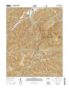 Chestoa 2016 topographic map thumbnail