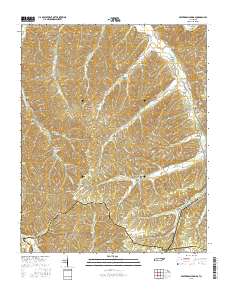 Beaverdam Springs 2016 topographic map thumbnail