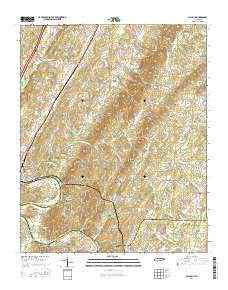 Calhoun 2016 topographic map thumbnail