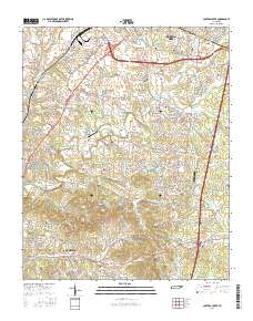 Carters Creek 2016 topographic map thumbnail