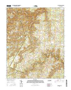 Clarkrange 2016 topographic map thumbnail