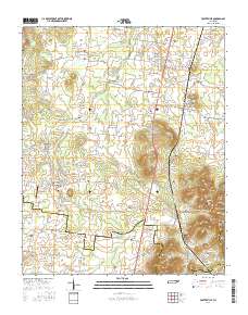 Fosterville 2016 topographic map thumbnail