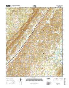 Evensville 2016 topographic map thumbnail