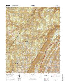 Fairmount 2016 topographic map thumbnail