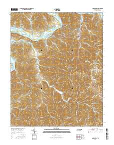 Gainesboro 2016 topographic map thumbnail