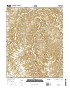 Galen 2016 topographic map thumbnail