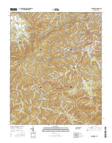 Gatlinburg 2016 topographic map thumbnail