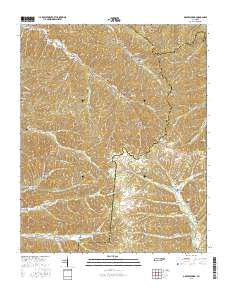 Graves Spring 2016 topographic map thumbnail