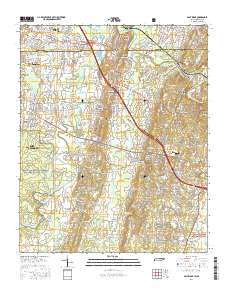 East Ridge 2016 topographic map thumbnail
