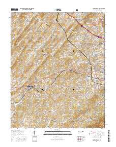 Jonesborough 2016 topographic map thumbnail
