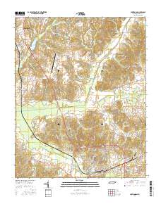 Huntingdon 2016 topographic map thumbnail