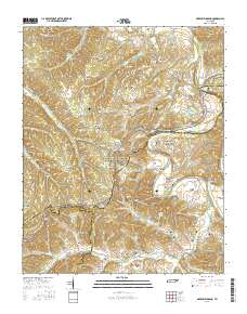 Greenfield Bend 2016 topographic map thumbnail