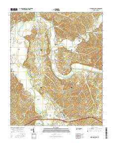 Hurricane Mills 2016 topographic map thumbnail