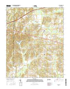 Juno 2016 topographic map thumbnail