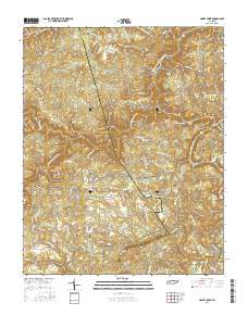 Honey Creek 2016 topographic map thumbnail