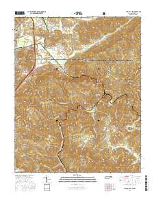 Jellico East 2016 topographic map thumbnail