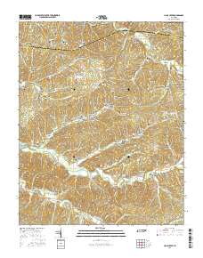 Halls Creek 2016 topographic map thumbnail