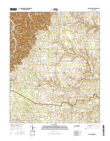 Hollow Springs 2016 topographic map thumbnail