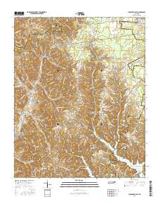 Lynchburg East 2016 topographic map thumbnail