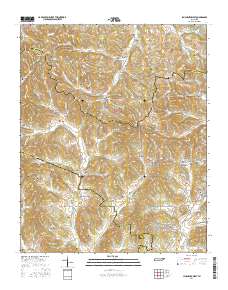 Lynchburg West 2016 topographic map thumbnail