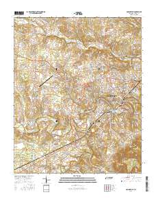 McMinnville 2016 topographic map thumbnail