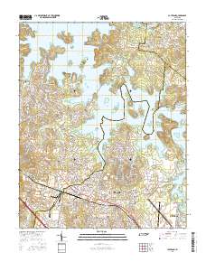 La Vergne 2016 topographic map thumbnail