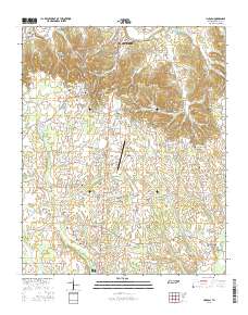 Lincoln 2016 topographic map thumbnail